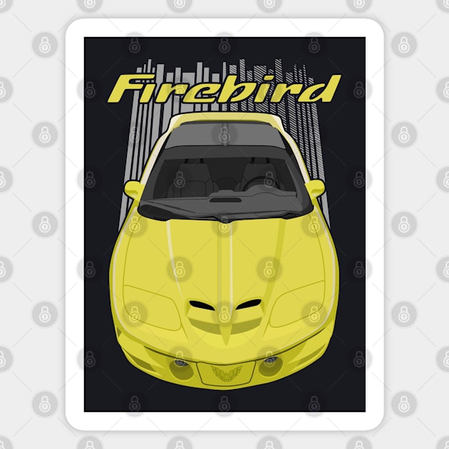 Firebird 4thgen-yellow Magnet by V8social